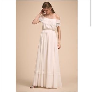 Tati bhldn white wedding dress